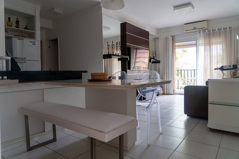 Beautiful apartment, condominium in front of the sea beach L