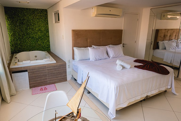 Beach Class Cobertura, Hidromassagem e Vista Mar