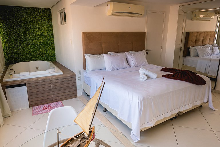 Beach Class Cobertura, Hidromassagem e Vista Mar