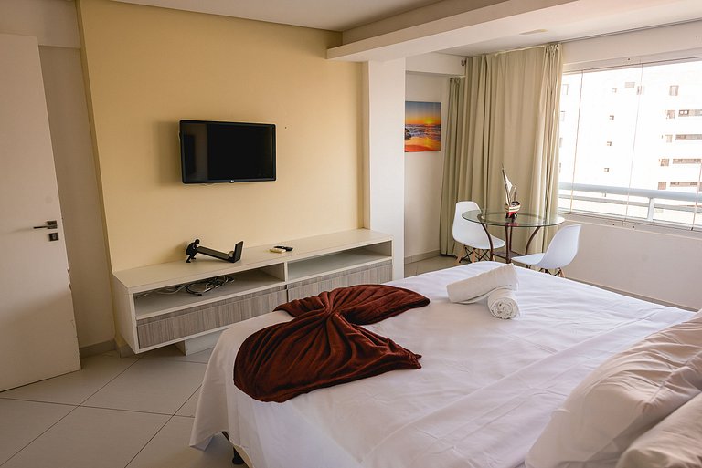 Beach Class Cobertura, Hidromassagem e Vista Mar