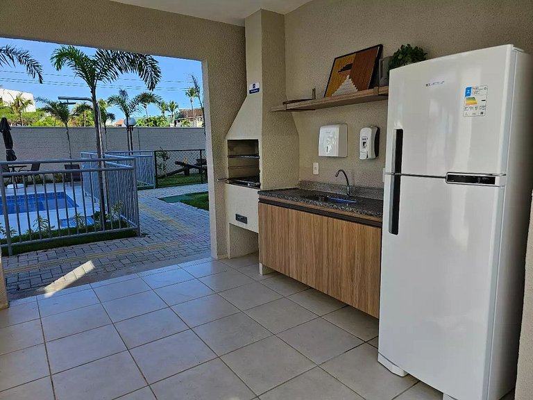 Apartamento Novinho 2 quartos e vista mar