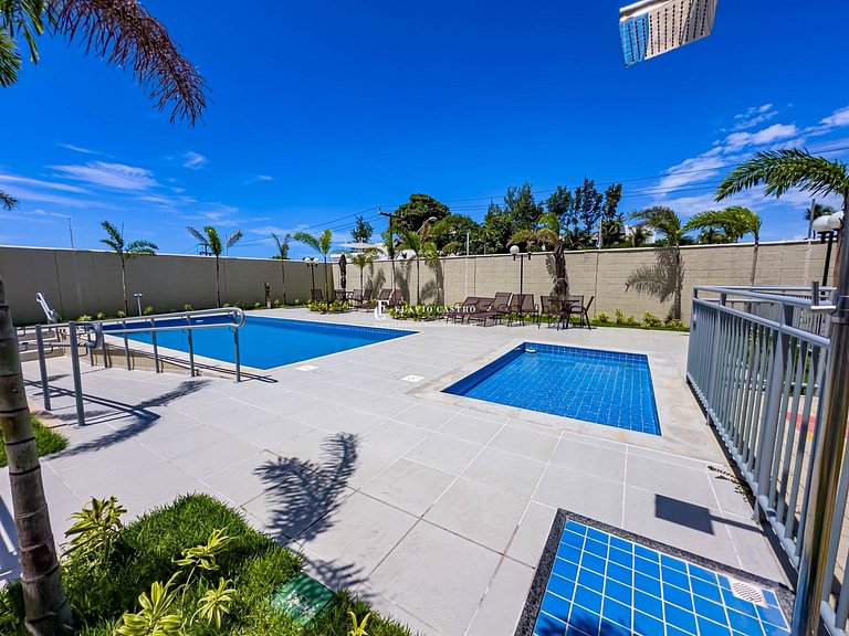 Apartamento Novinho 2 quartos e vista mar