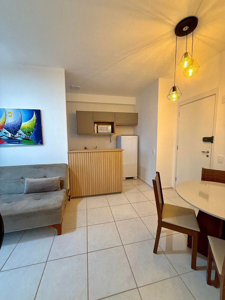 Apartamento Novinho 2 quartos e vista mar