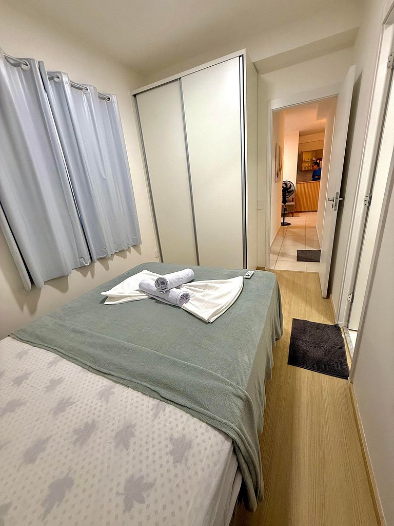 Apartamento Novinho 2 quartos e vista mar