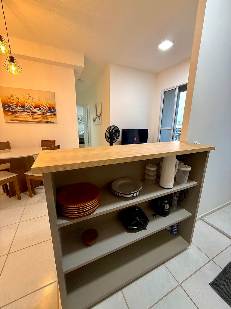 Apartamento Novinho 2 quartos e vista mar
