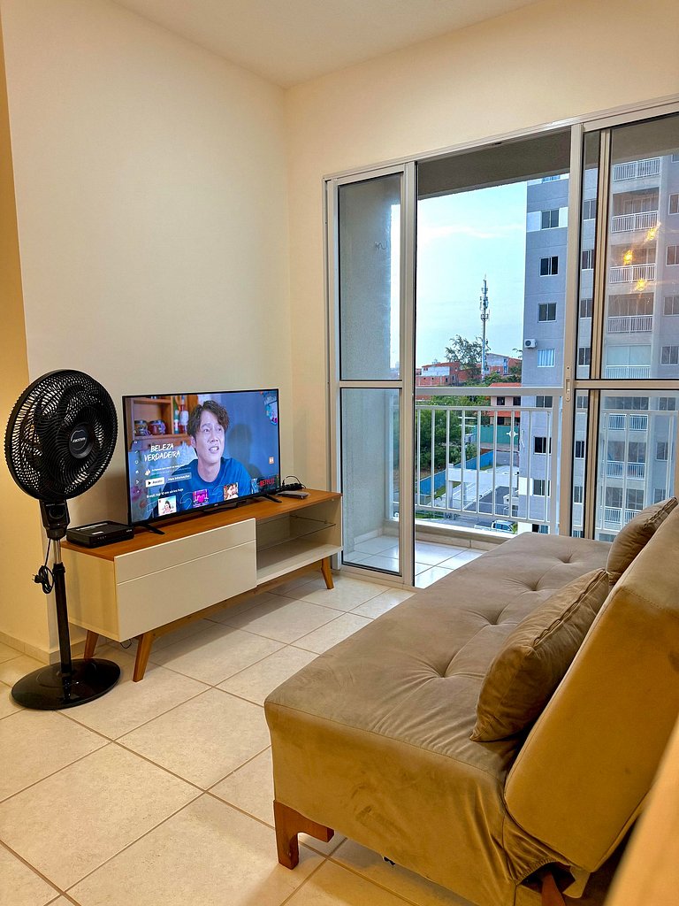 Apartamento Novinho 2 quartos e vista mar