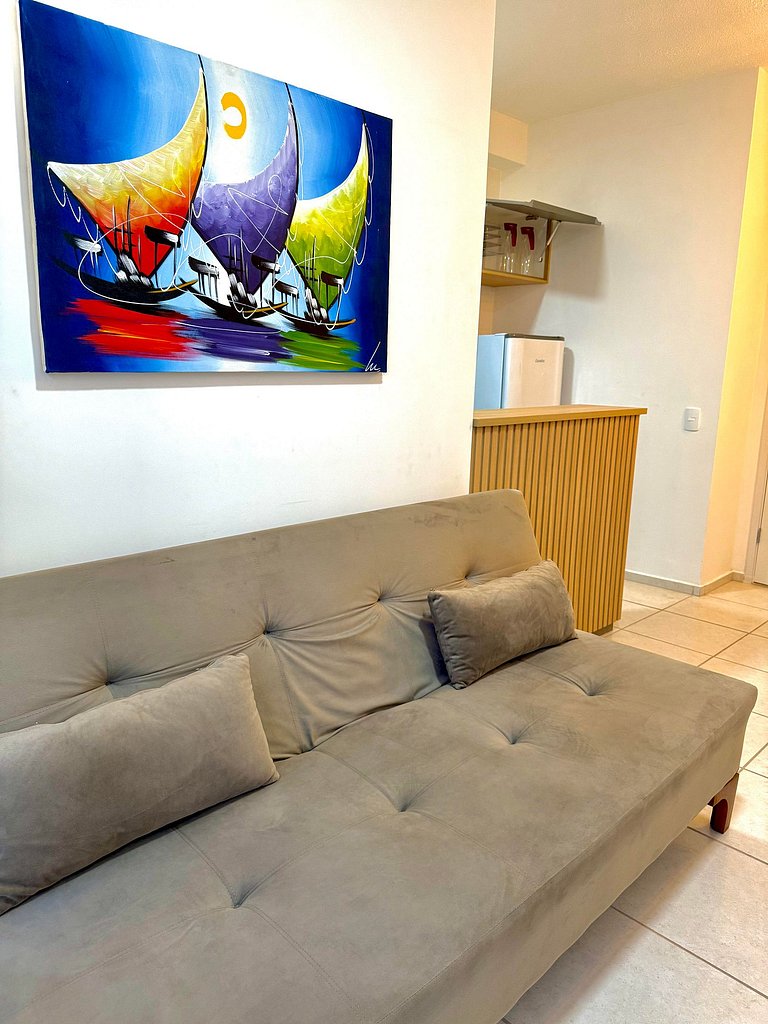 Apartamento Novinho 2 quartos e vista mar