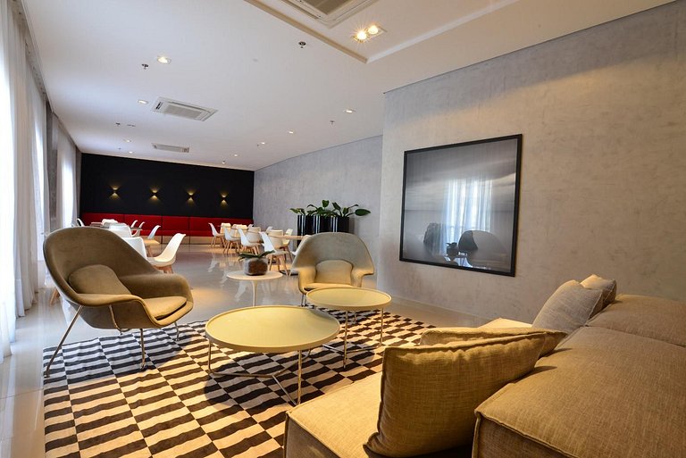 Flat 2 quartos a 50m da praia perto da feirinha