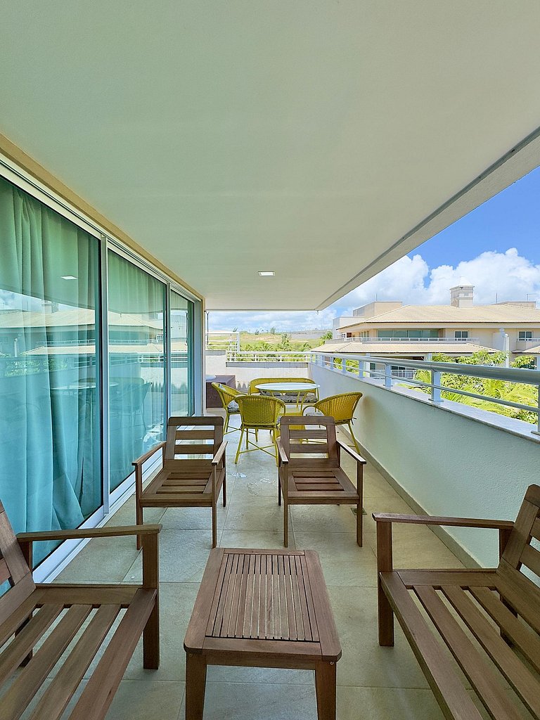Cobertura no Golf Ville deck privativo com jacuzzi e churras