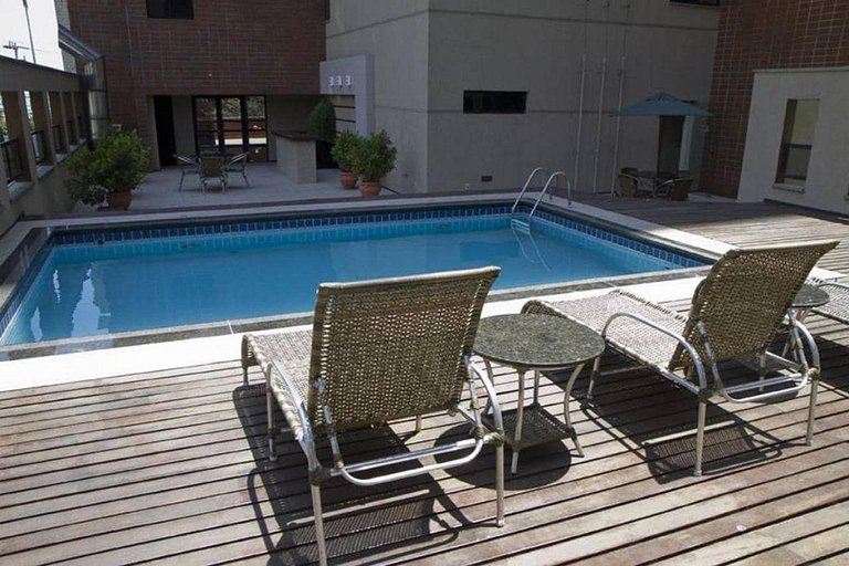 Flat 2 quartos a 50m da Beira-Mar c/ café da manhã