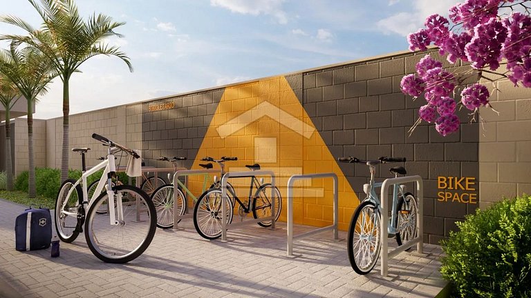 Apartamento Novo 2 quartos e vista mar 1001B