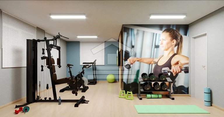 Apartamento Novo 2 quartos e vista mar 1001B