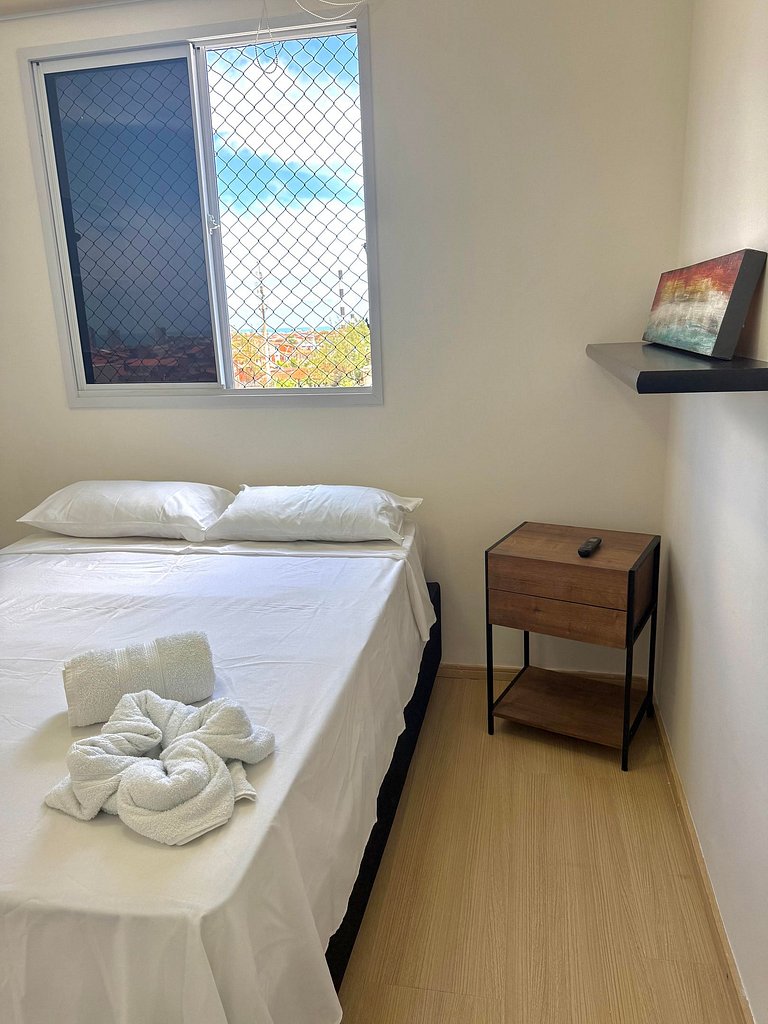 Apartamento Novo 2 quartos e vista mar 1001B