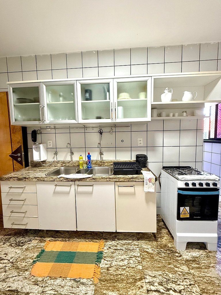 Apto preferido pelas famílias, 200m da beira mar