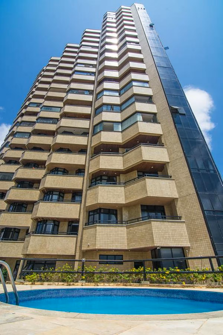 Flat beira mar com linda vista e hidromassagem