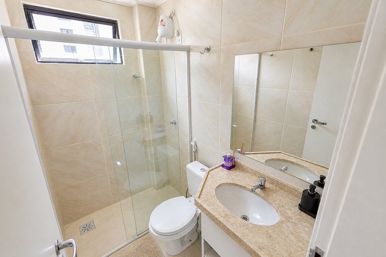 Flat acolhedor, a 200 m da Beira Mar
