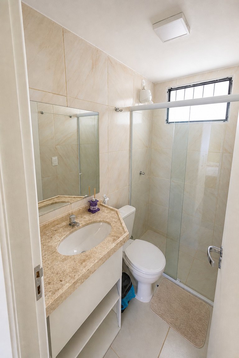 Flat acolhedor, a 200 m da Beira Mar