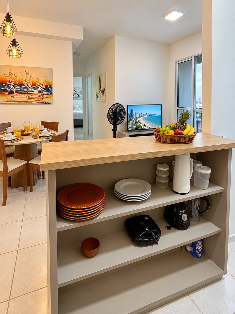 Estilo Dunas com piscina, garagem e vista mar