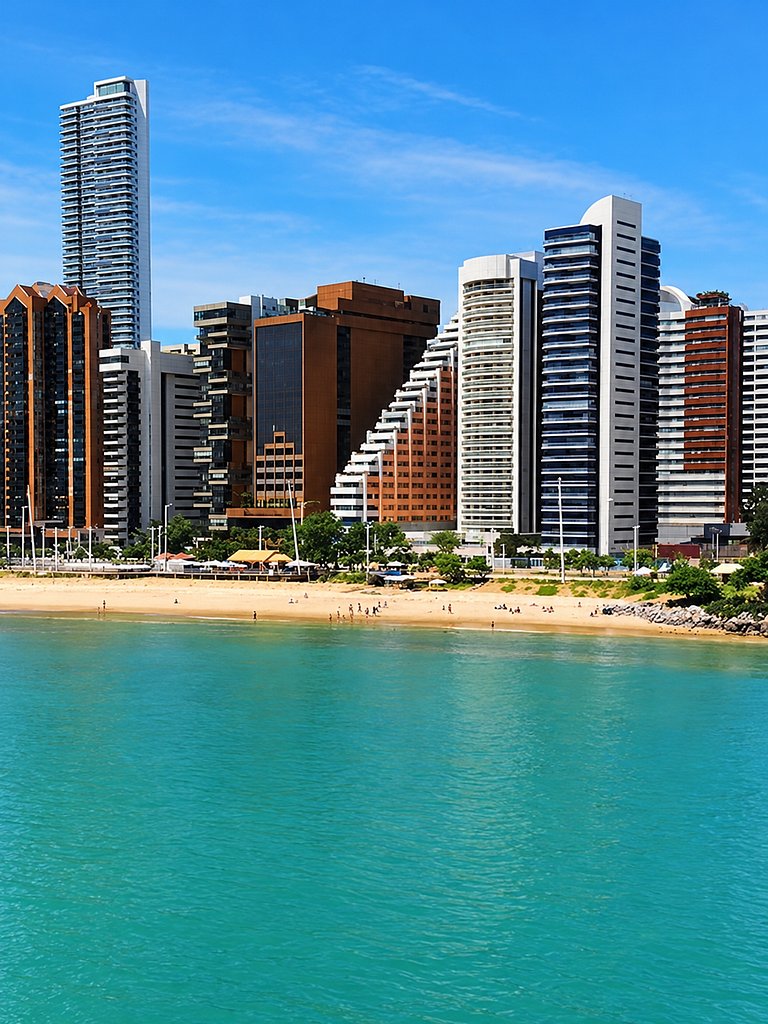 Flat acolhedor perto da Beira Mar