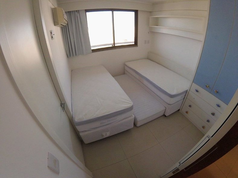 Apartamento projetado 2 quartos com linda vista mar 22 andar
